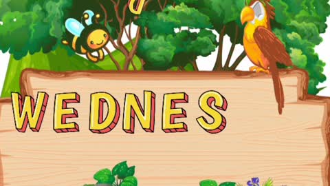 Days of the week |Days of the week for kids | English vocabulary