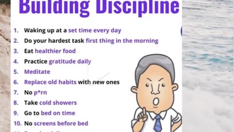 Building discipline -Motivation quotes