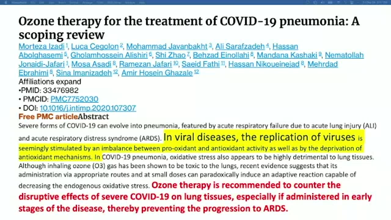 Ozone: Cavities to Covid. Robert Harris, DMD, NMD