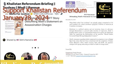 Khalistan Referendum voting registration from Jan 26, 2024