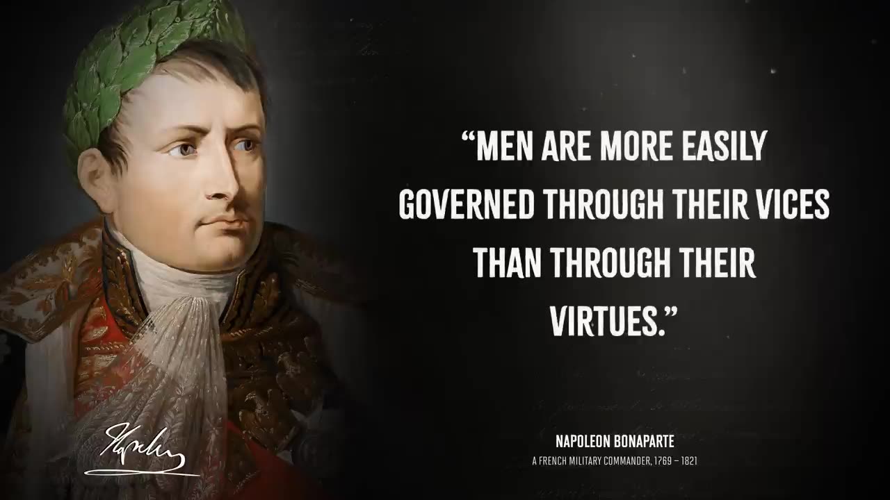 Napoleon's Life Lessons to Learn in Youth and Avoid Regrets in Old Age