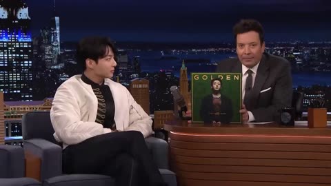 Jung Kook - BTS teaches Jimmy "His Standing Next To You Dance"