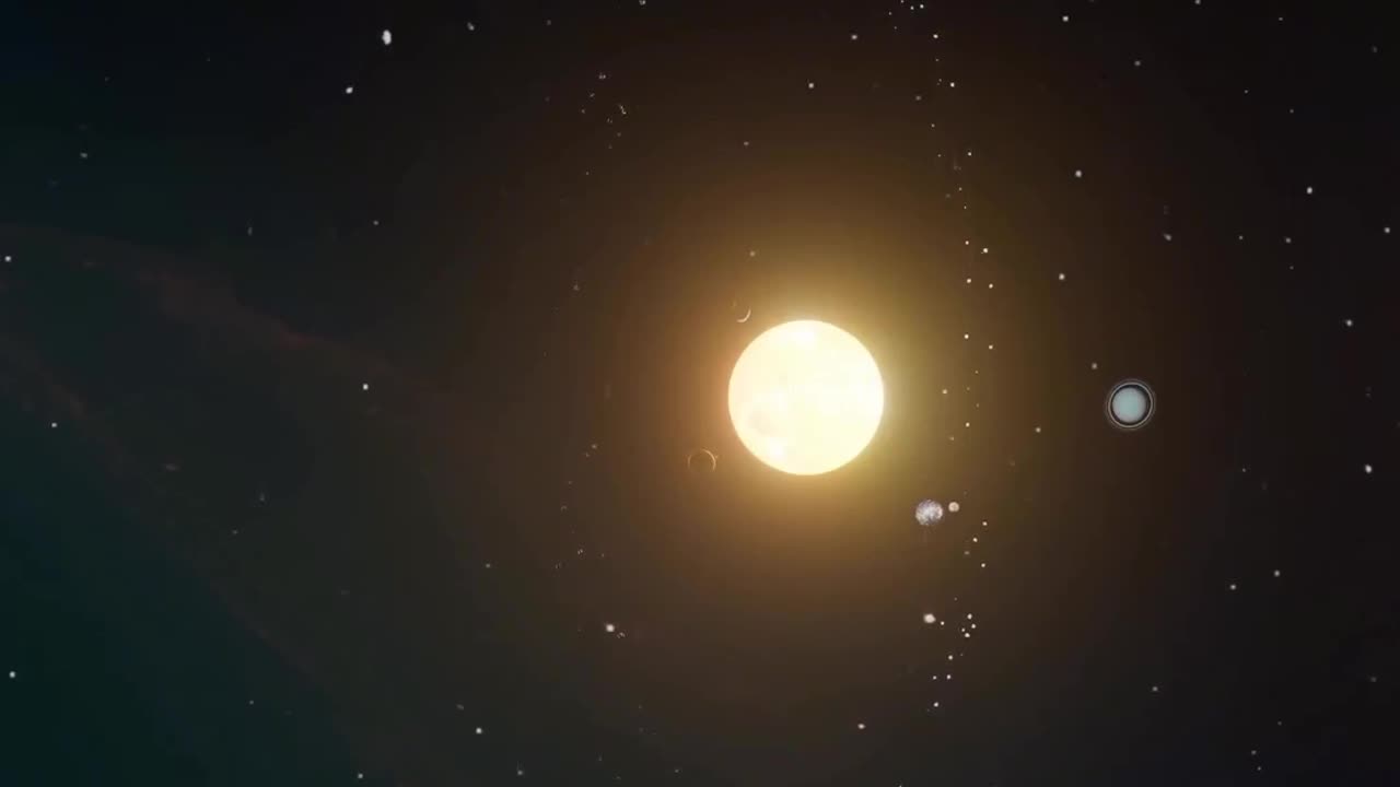 beautiful night sky with moon Video 2023