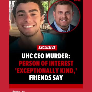Uhc ceo murder person of internet exceptionally kinda friends say 12/21/24