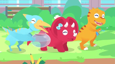 Baby Dino Ep12 The Shrink and Grow Blaster 🔫- Dinosaurs _ Jurassic World _ Family Cartoon +1