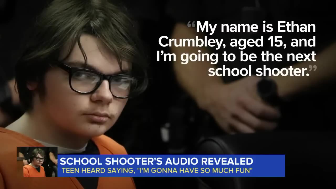 School shooter’s audio revealed