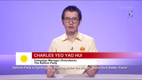 GE2020 RP speaks in Party Political Broadcast on Jul 2