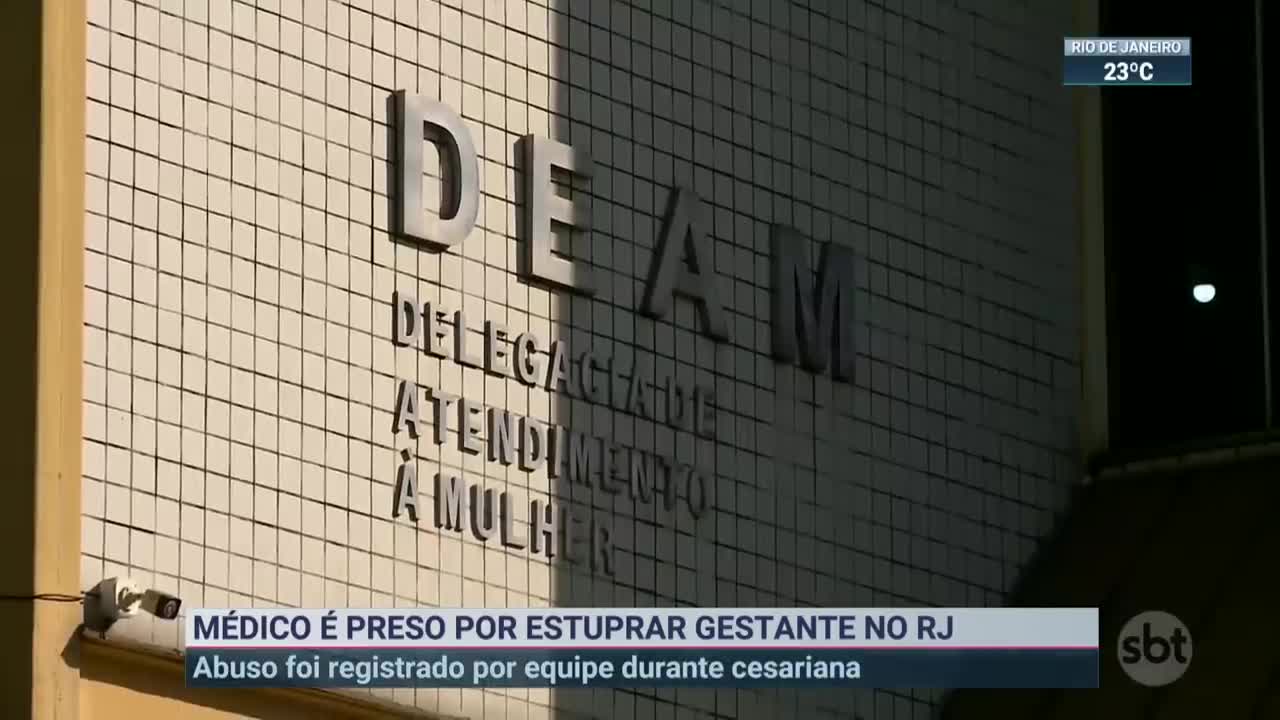 Médico é preso em flagrante por estuprar gestante em trabalho de parto | SBT Brasil