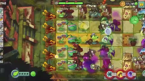 Plants vs Zombies 2 Lost City - Day 23