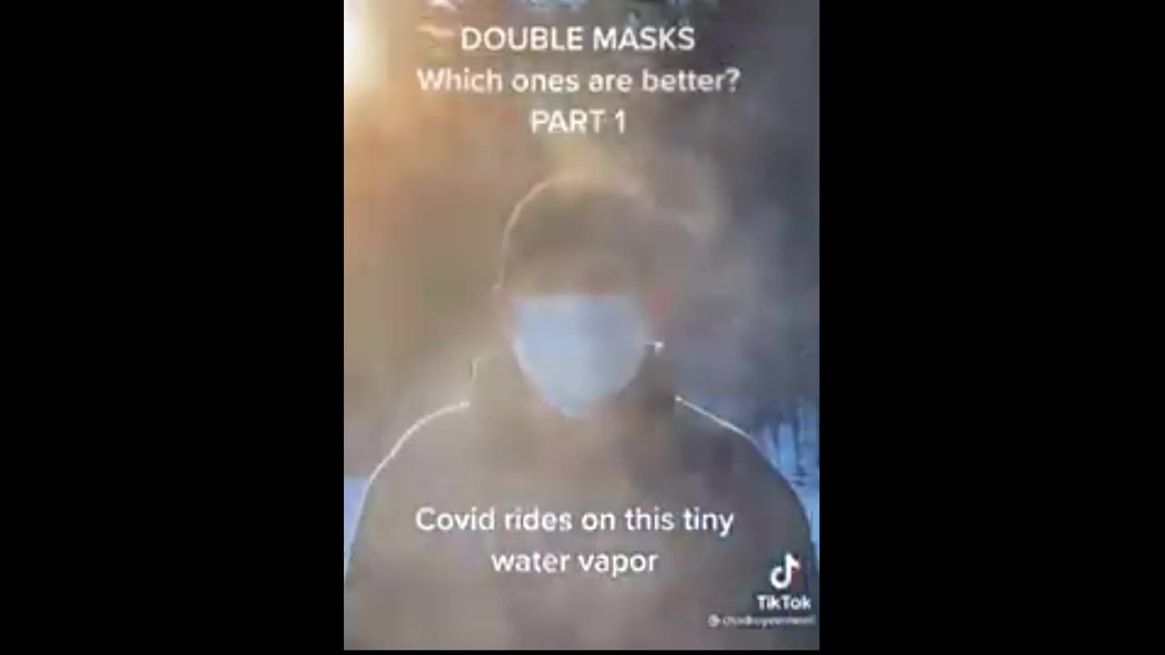 Chad Roy : Le Covid se déplace sur cette minuscule vapeur d'eau. Alors ces types de masques fonctionnent-ils ? Doubles ou rien ? (VOST)