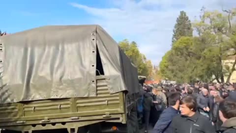 Protesters Break into Parliament Buiding in Russian Occupied Abkhazia Region of Georgia