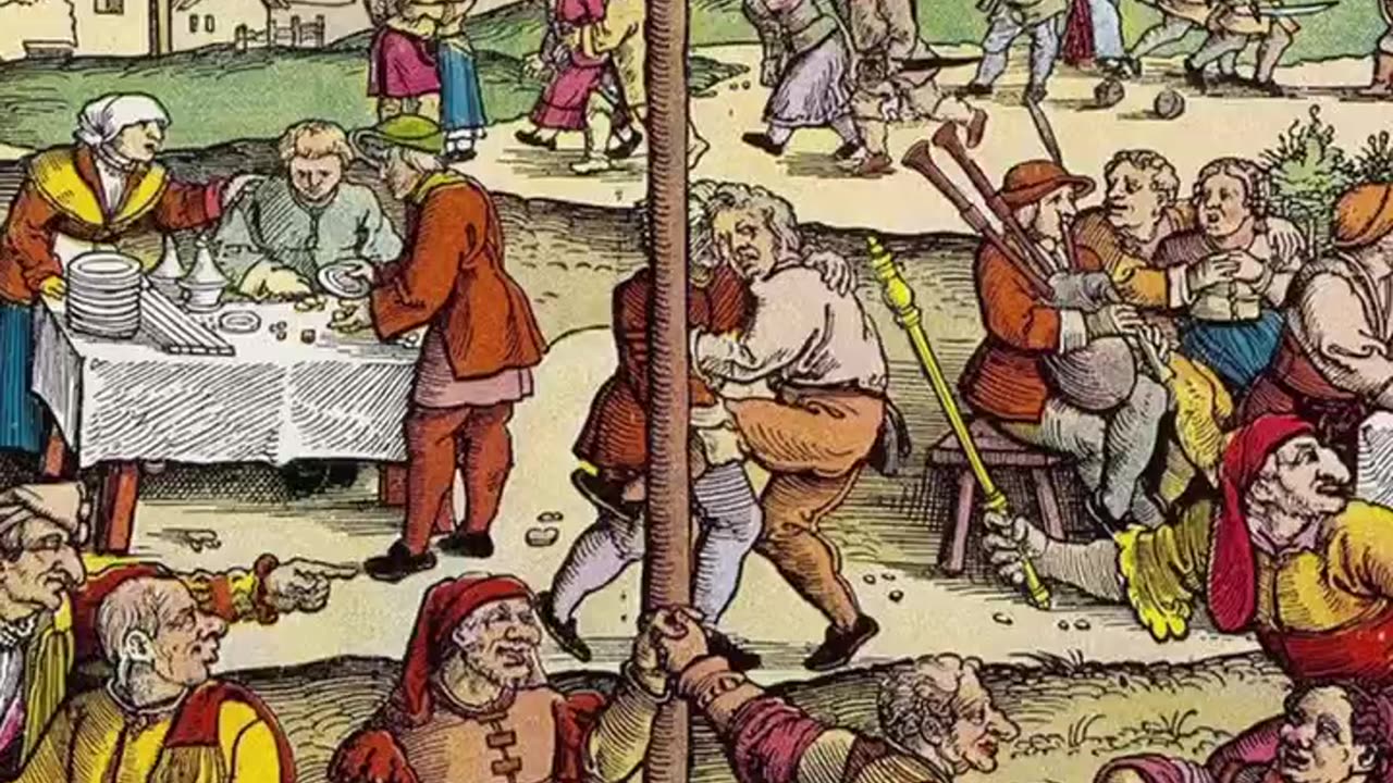 The Mysterious Dancing Plague: A Bizarre Historical Phenomenon #shorts