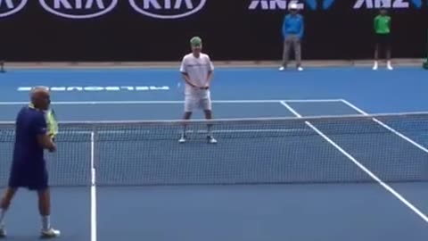 Funniest Tennis Mansour