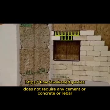 The renewable & sustainable wall made of hemp & lime