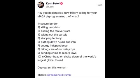 Kash Patel - Deplorables