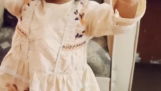 Innocent Child enjoying dance