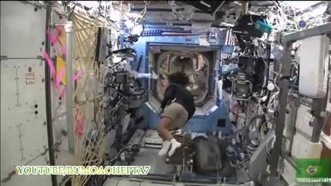 life on board a international space station.