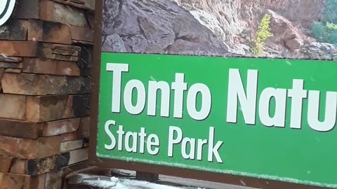 Farewell from the Tonto Natural Bridge State Park in Arizona 2/14/23