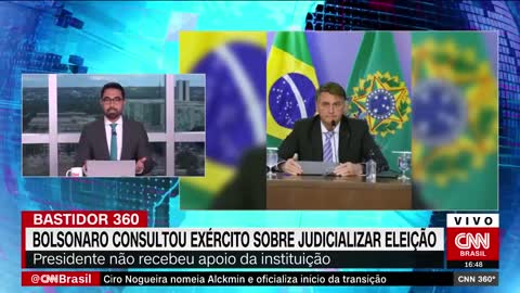 Bolsonaro consultou o Exército sobre judicializar a eleição | CNN 360º