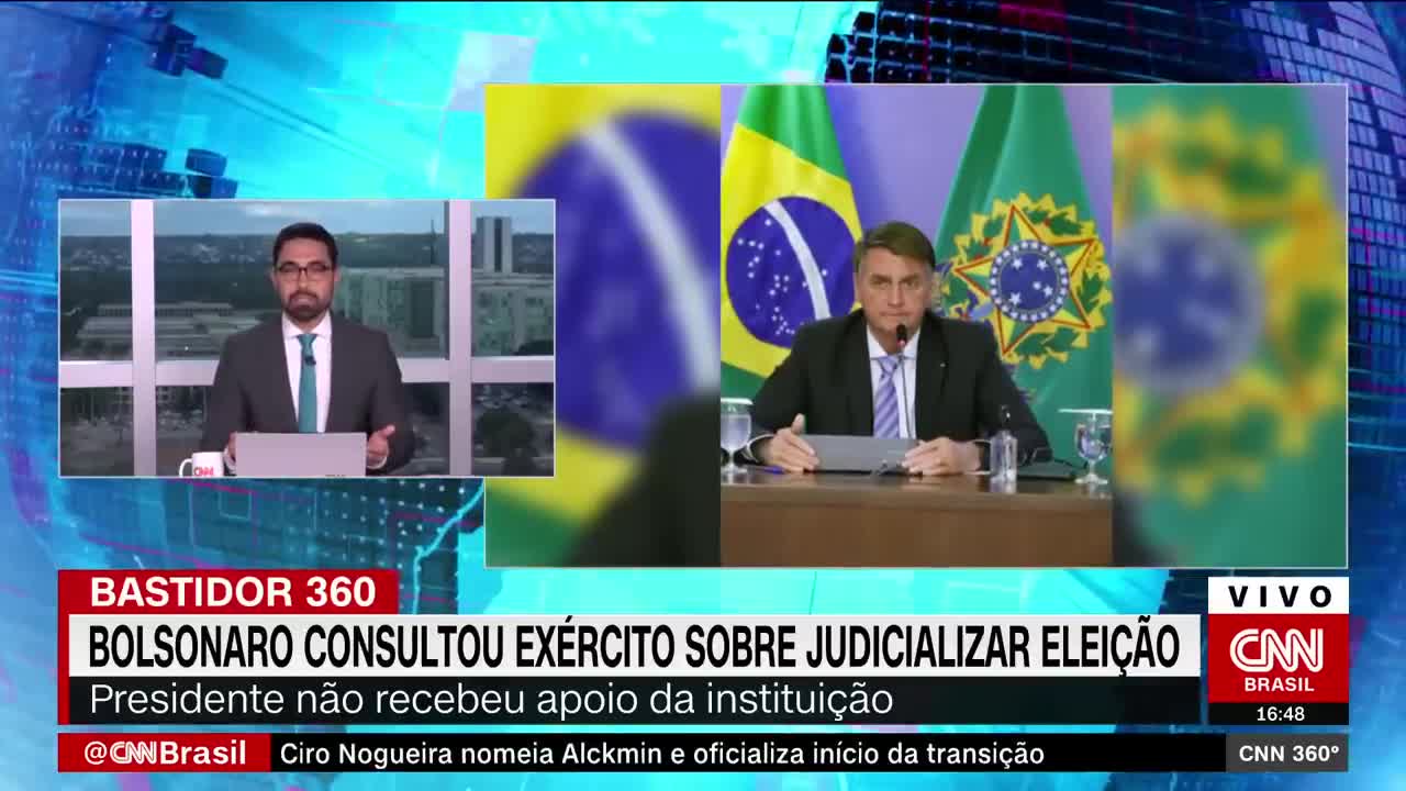 Bolsonaro consultou o Exército sobre judicializar a eleição | CNN 360º