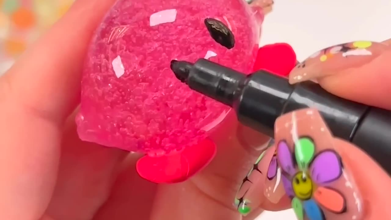 DIY KIRBY NANO TAPE SQUISHY - Nano Tape Bubbles #shorts #youtubeshorts #nanotape