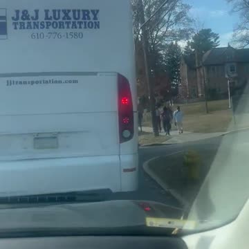 BREAKING: We just found the bus that is bussing in the Kamala supporters in Allentown PA!