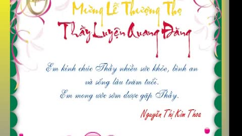 Thầy Đăng Thượng Thọ phần 1