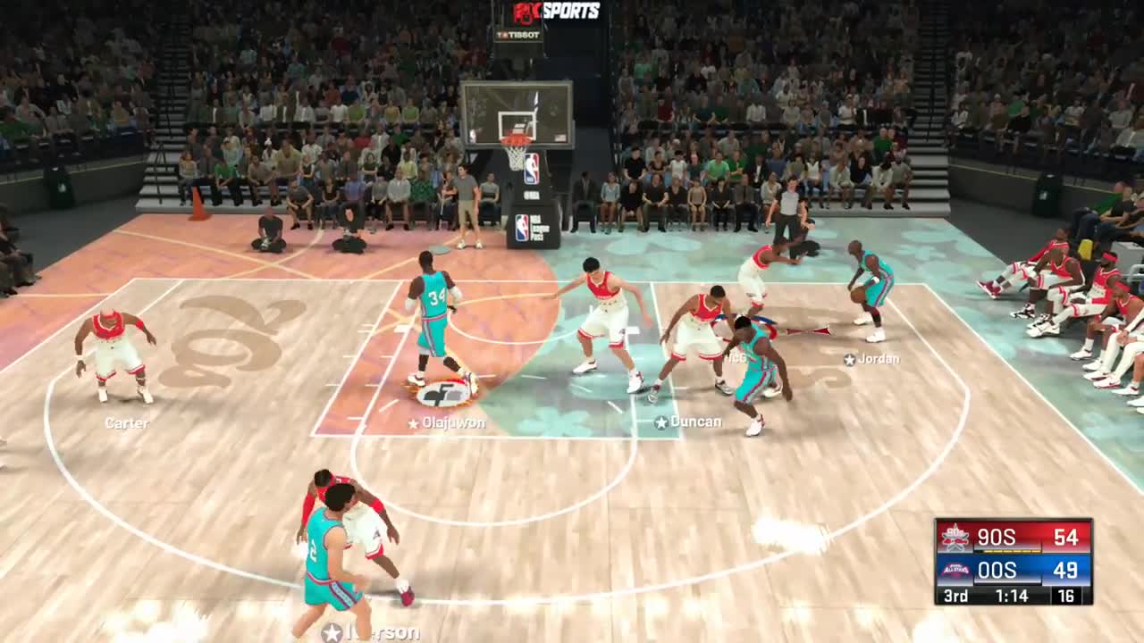 NBA 2K21 2000's All Stars Vs 1990's All Stars