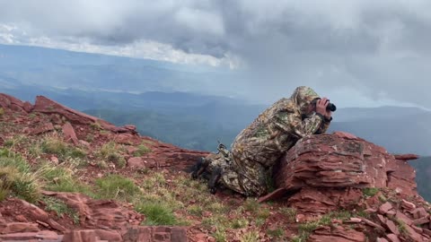 Glassing up in the mountains