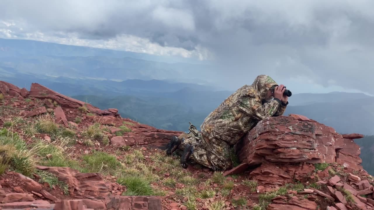 Glassing up in the mountains
