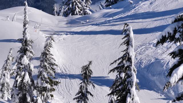 Edge view of the top of a mountain