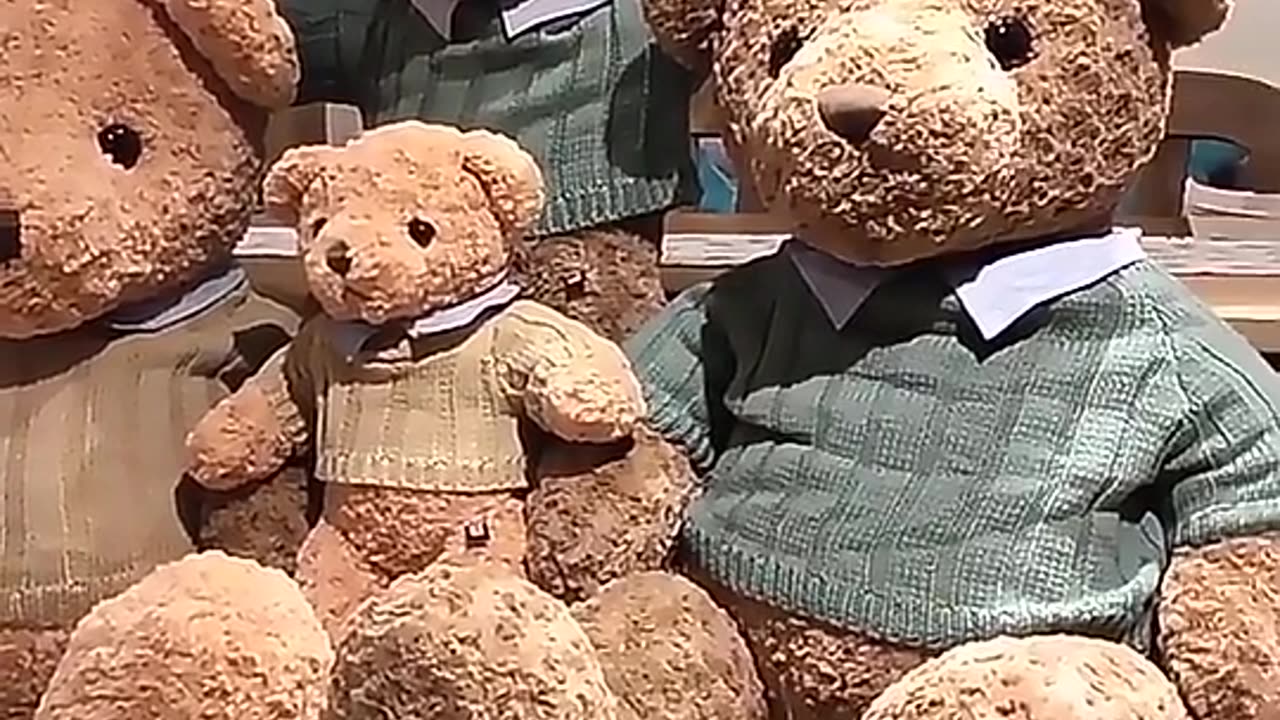 teddy bear family