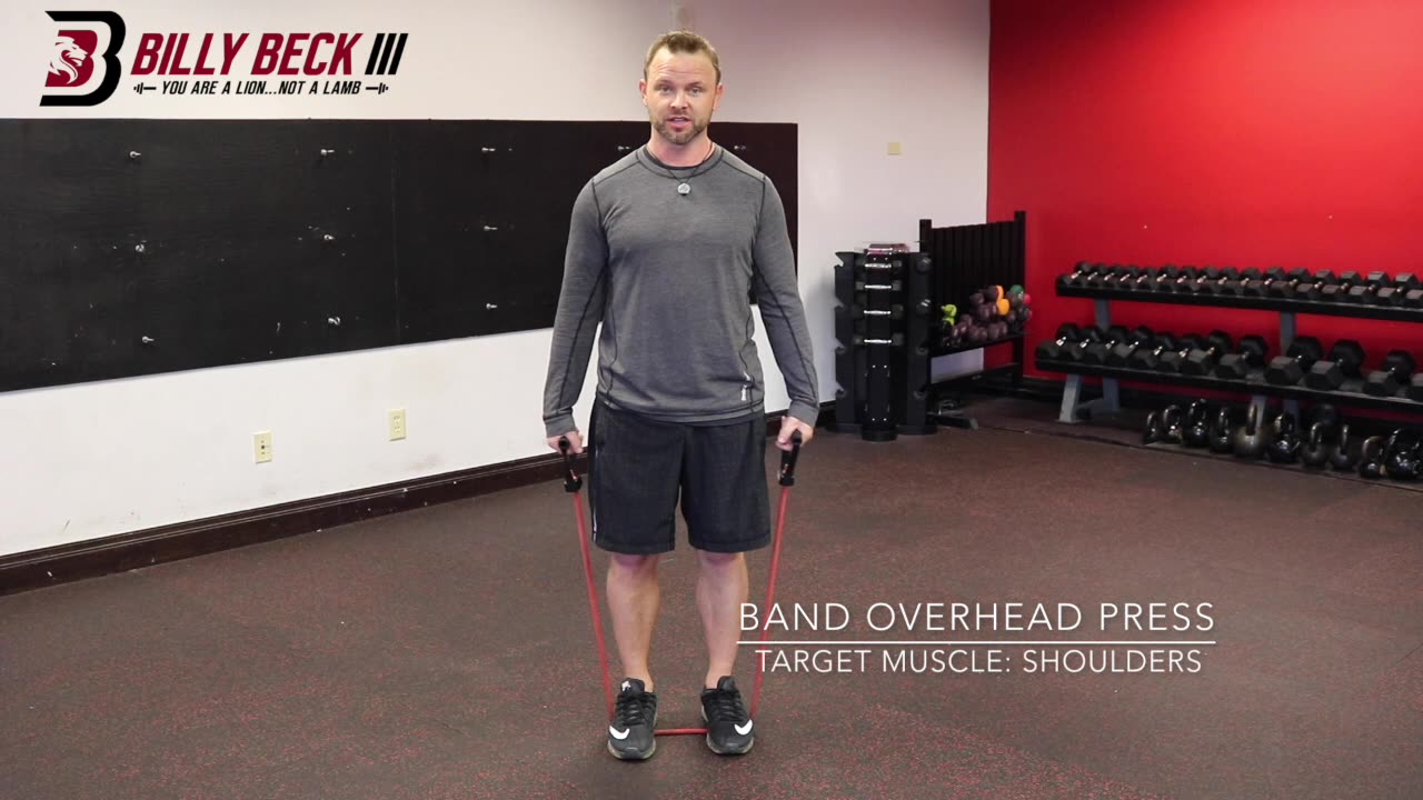 Band Overhead Press