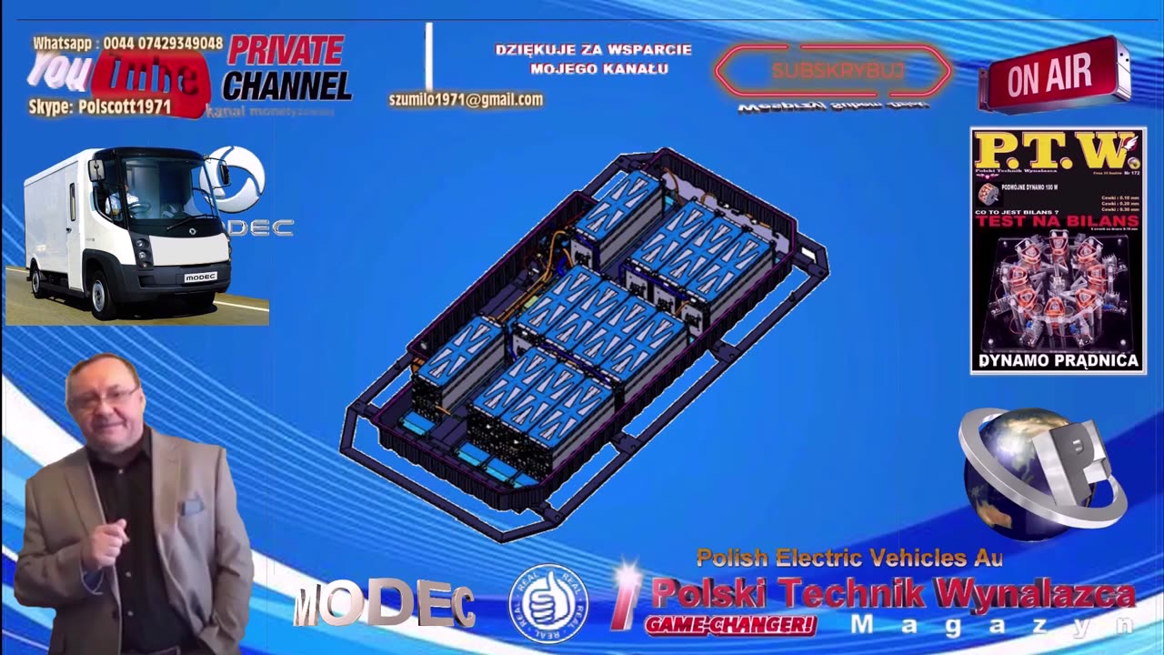 MODEC ELECTRIC VAN 5.5 T / LADOWANIE W PRZEDNICH KOLACH