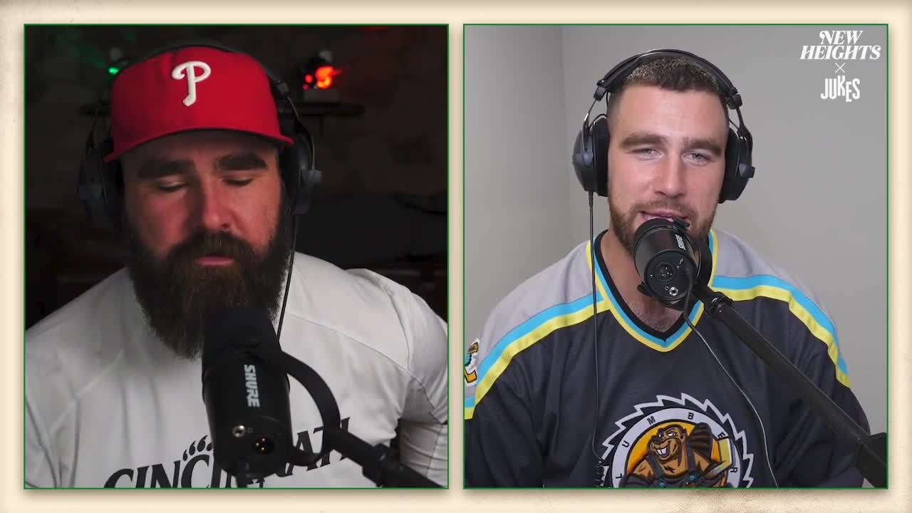 What did a Kelce Thanksgiving look like when Jason and Travis were growing up?