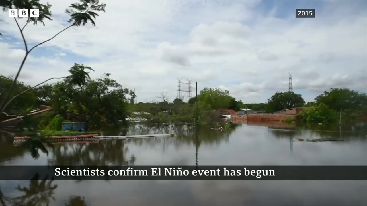 El Niño planet-warming weather phase begins - BBC News