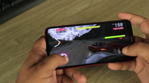 Playing on cell phone