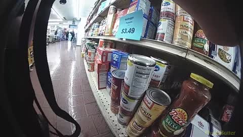 Sidney Police released new video when officers confronted an armed man inside a grocery story