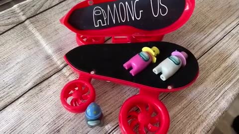 Among Us Airship Iconic Red Among Us Ship, The collection is replenished, the son is delighted