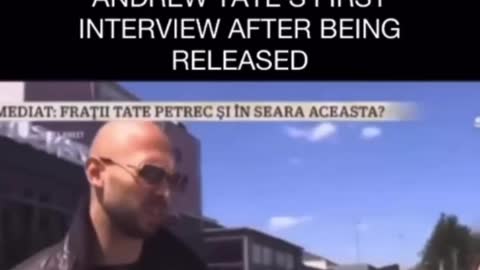 Andrew tate first interview after being released 😳