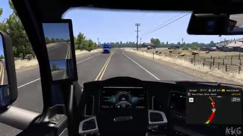 American Truck Simulator - Lewiston to Nampa - Idaho Gameplay (PC UHD) [4K60FPS]