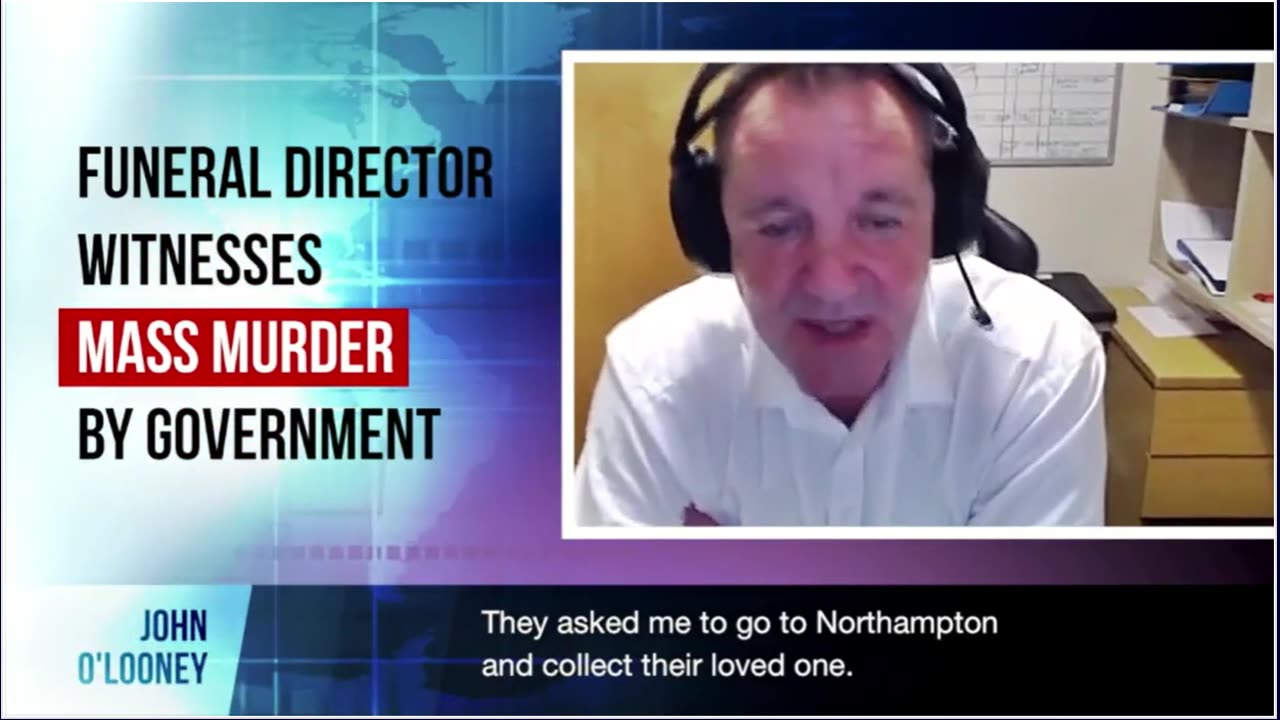 Funeral Director Witnesses Mass Murder By Government | John O'Looney