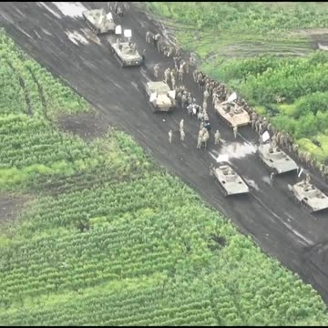 Mass surrendering of a Ukrainian military unit