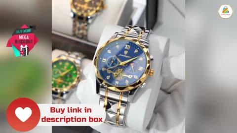 POEDAGAR Luxury Man Wristwatch Waterproof Luminous Chronograph Watch for Men