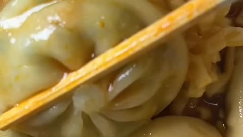 buldak soup ramen with dumplings #asmr #koreanfood