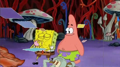 Squidward Is Playing With Tiles While SpongeBob And Patrick Go On An Adventure 🧭
