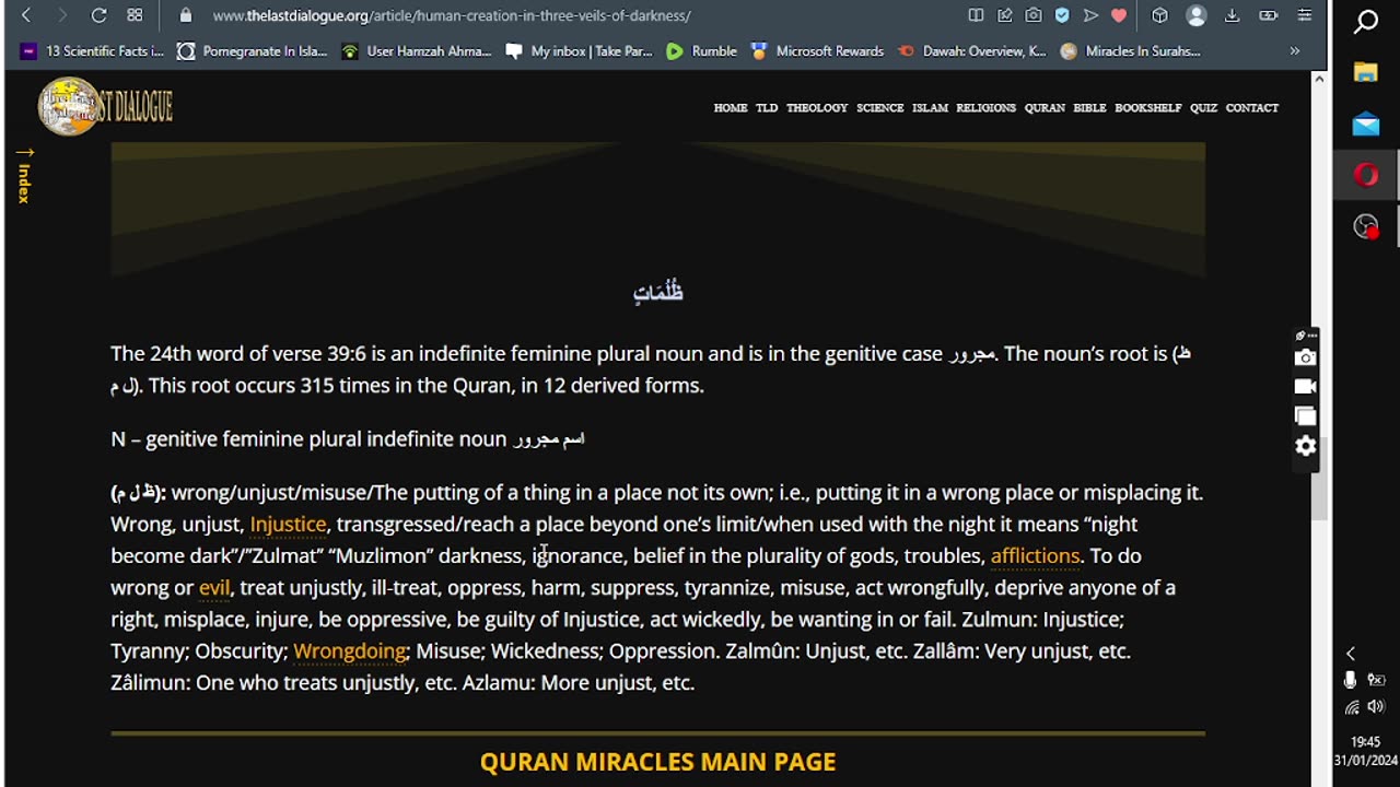 Quran statistics and facts