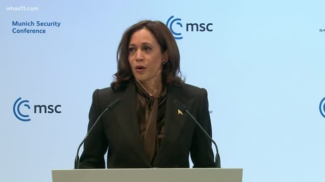 Russia-Ukraine Crisis _ VP Kamala Harris meets with Ukrainian President Zelensky