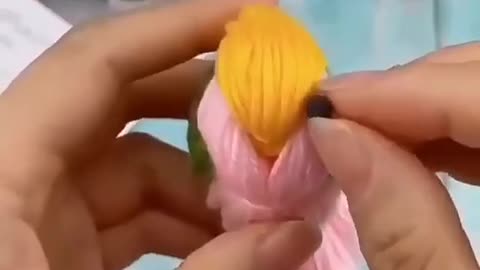 Hand craft of bird