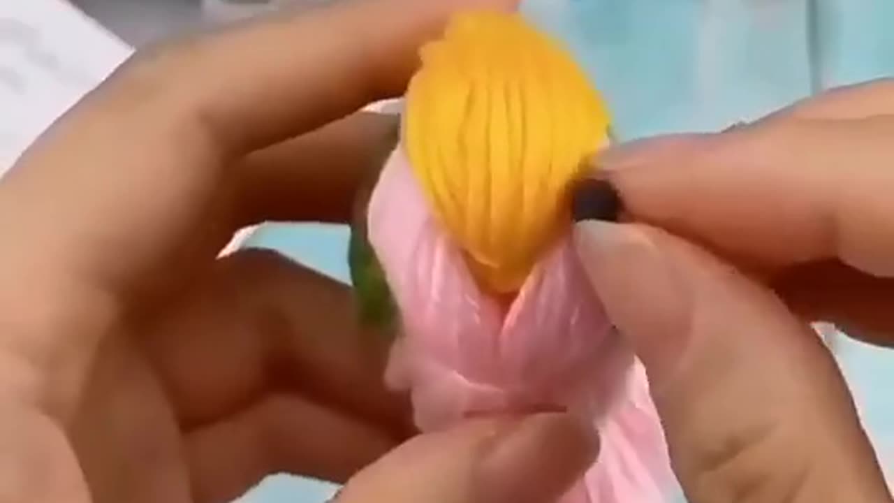 Hand craft of bird